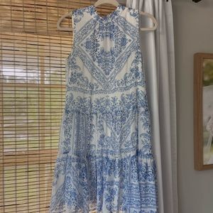 Calvin Klein High-Neck Mini Dress - Worn Once Size 4